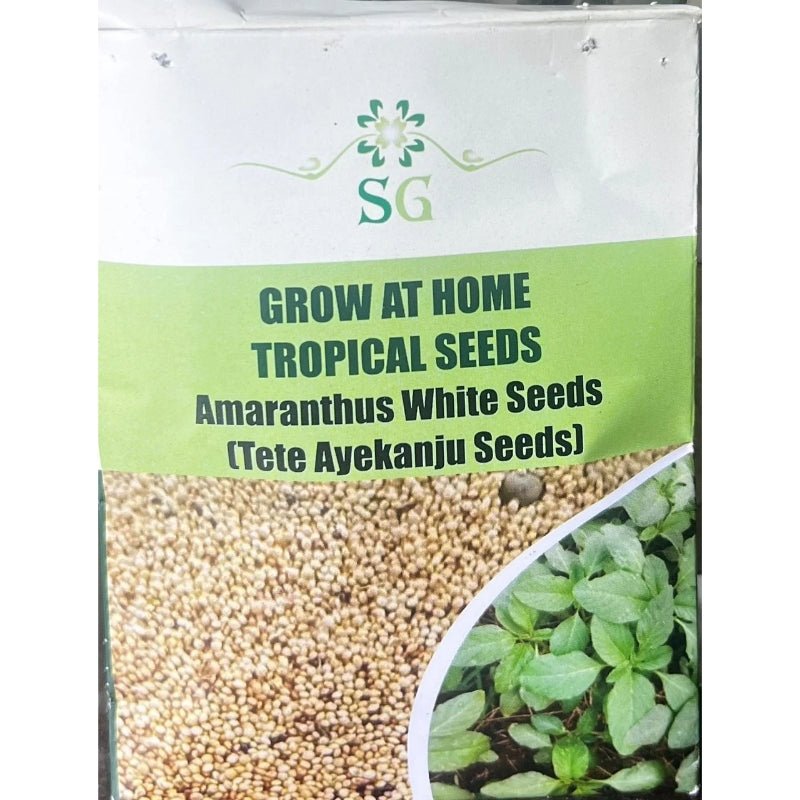 Sg Tropical Seeds Anaranthus White Seeds ( Tete Ayekanju Seeds ) - Savvy Gardens Centre