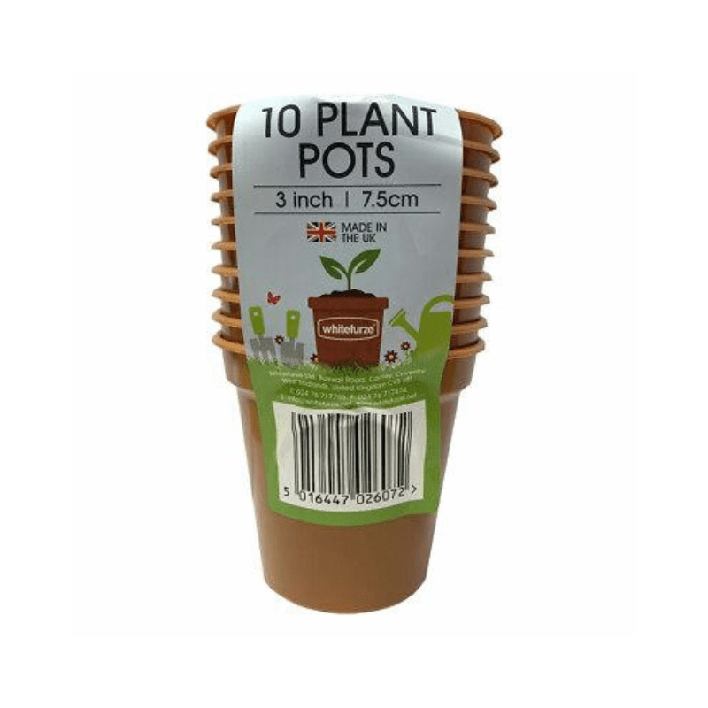 Whitefurze Pot Set 10 pieces 3inch - Savvy Gardens Centre