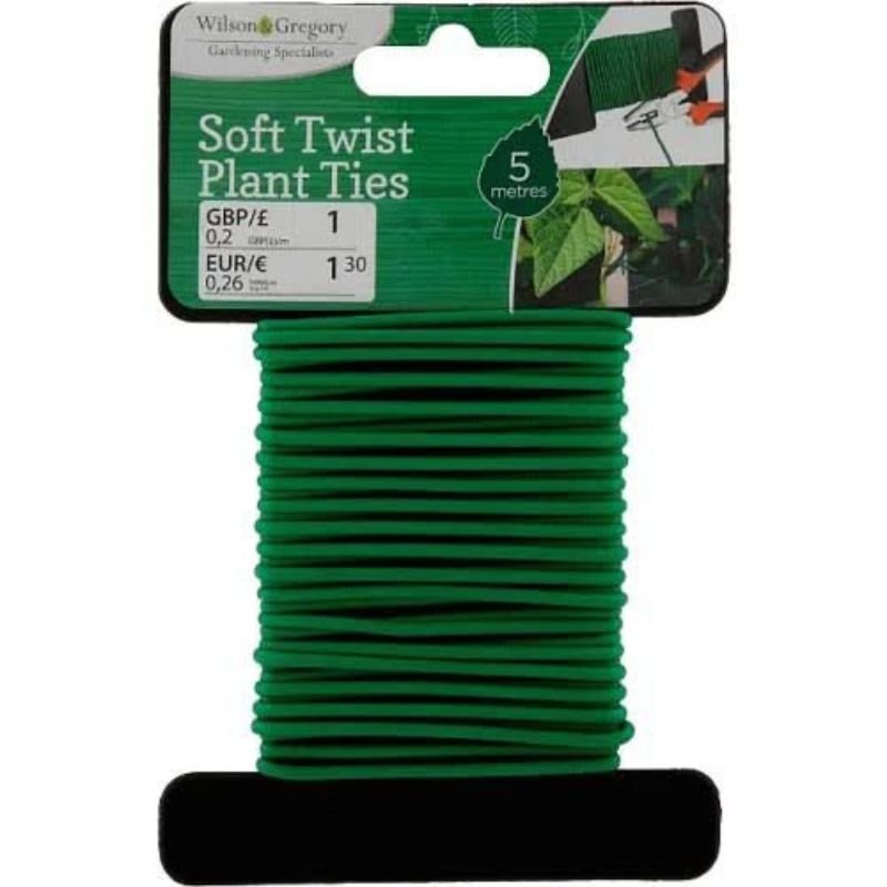 Wilson & Gregory soft twist plant ties are a soft. - Savvy Gardens Centre