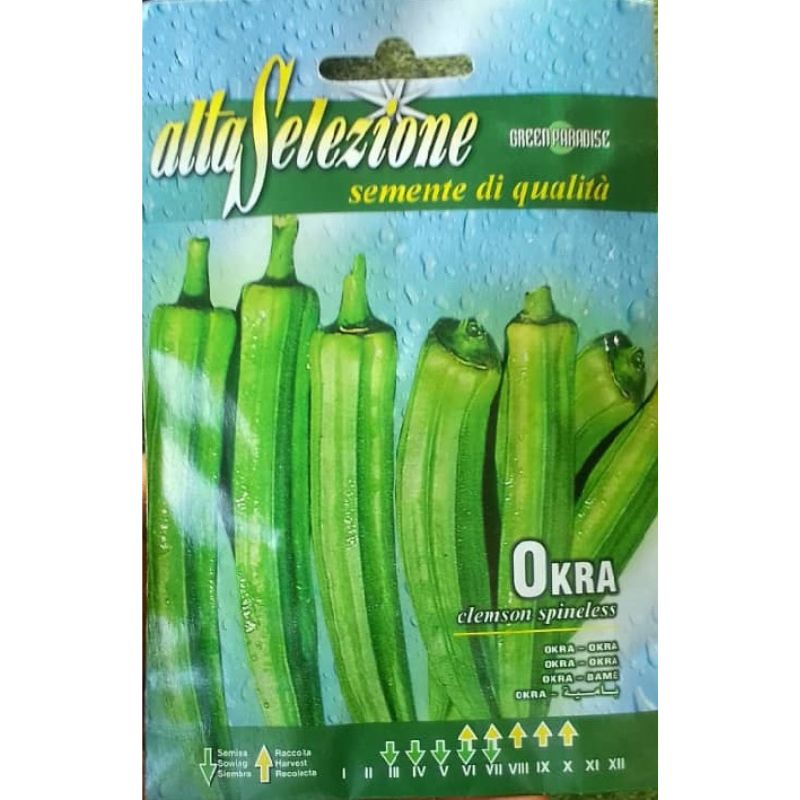 ALTA SELEZIONE OKRA CLEMSON SPINELESS - LGC