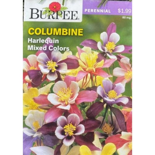 Burpee Columbine "Harlequin Mixed Colors" Seeds - LGC