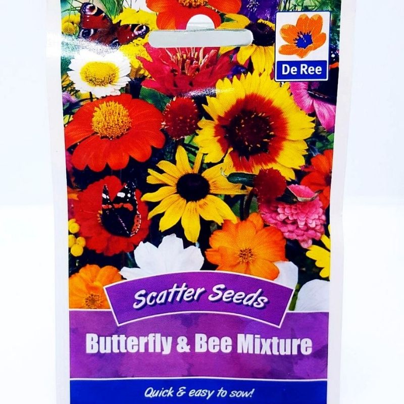 DE REE SCATTER SEEDS BUTTHERFLY & BEE MIXTURE - Savvy Gardens Centre