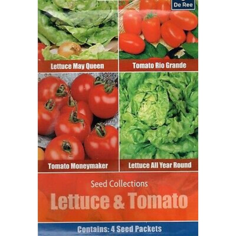 DE REE SEED COLLECTIONS LETTUCE & TOMATO - Savvy Gardens Centre