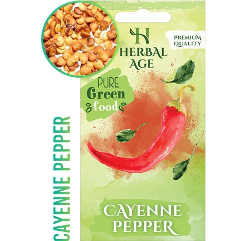 HERBAL AGE PURE GREEN FOOD CAYENNE PEPPER - Savvy Gardens Centre