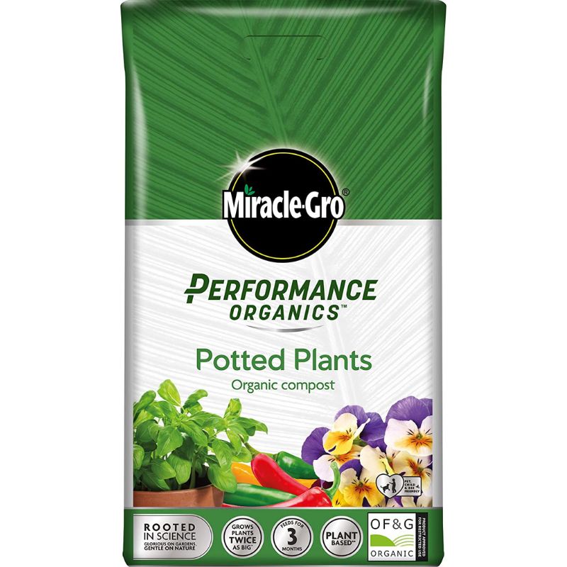 Miracle-Gro Performance Organics Potted Plants Potting Compost - 20 Litre - LGC