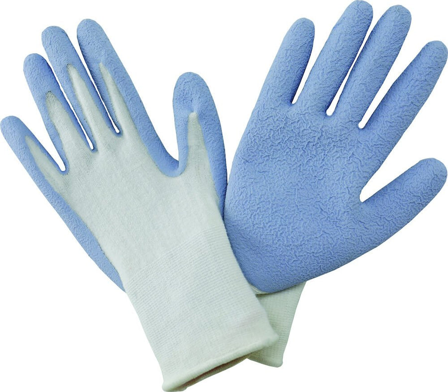 Natural Bamboo Gloves - Light Blue Small - LGC
