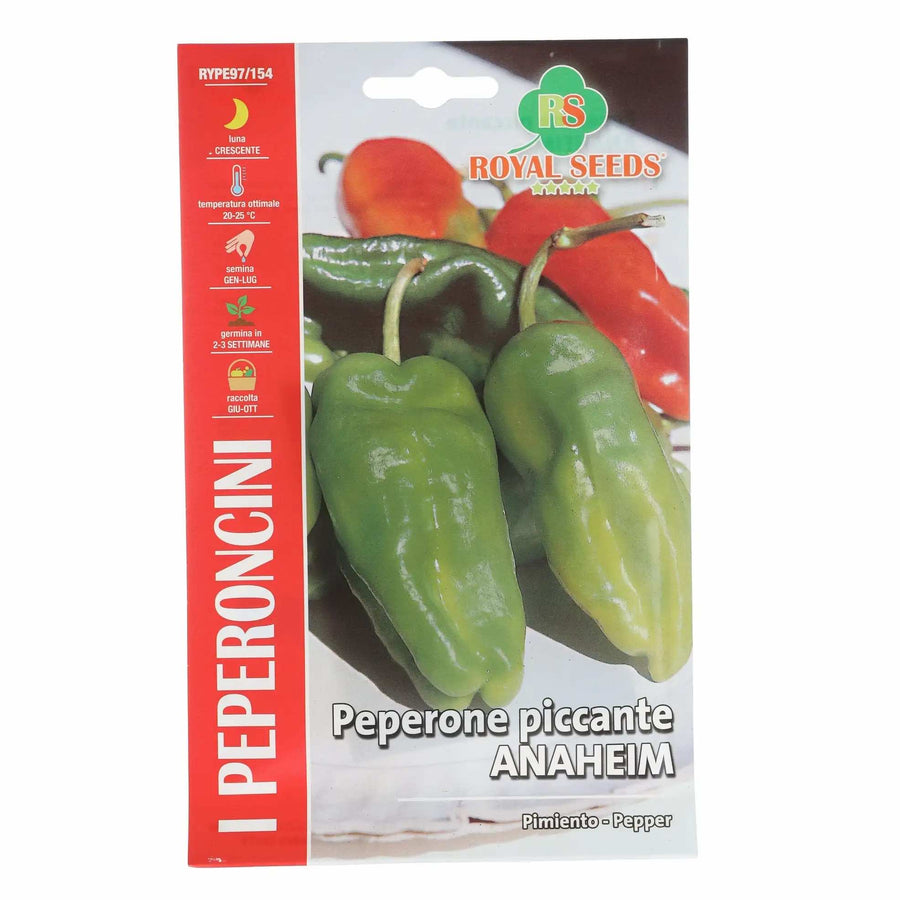 Royal Seeds Peperone Piccante Anaheim Pepper - LGC