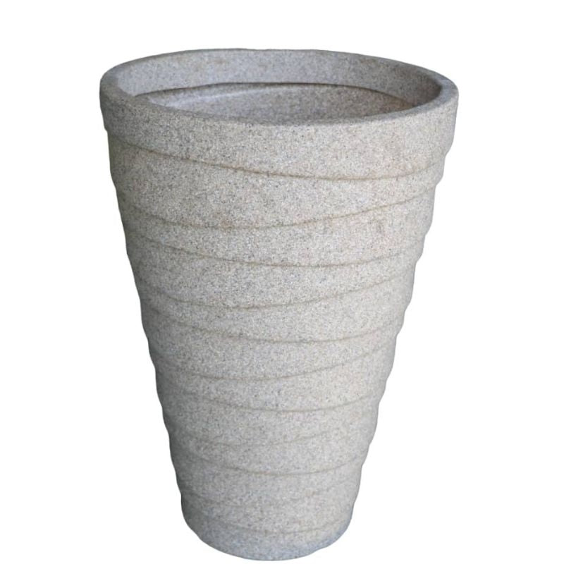 Sankey Trojan Planter Granite 38Cm - Savvy Gardens Centre