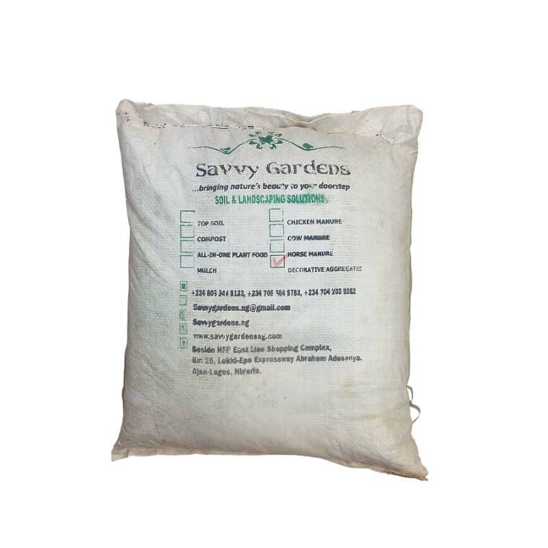 Savvy Gardens Treated Horse Manure 10kg - Savvy Gardens Centre