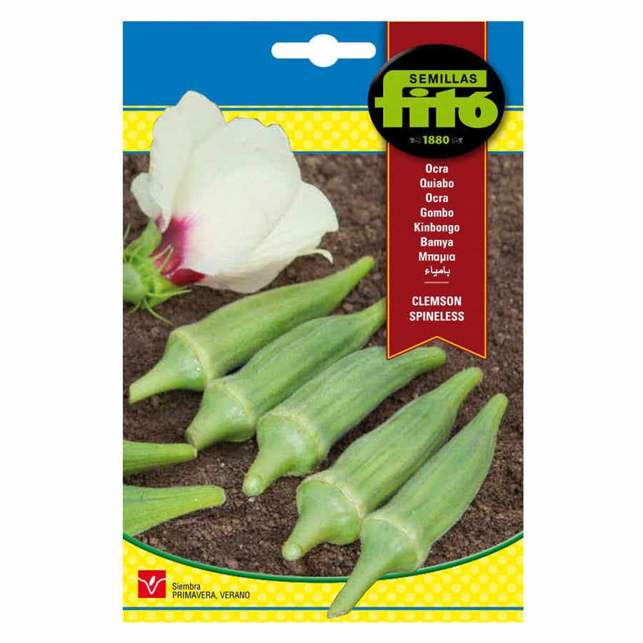 Semillas Fito Clemson Spineless Okra Seeds - LGC