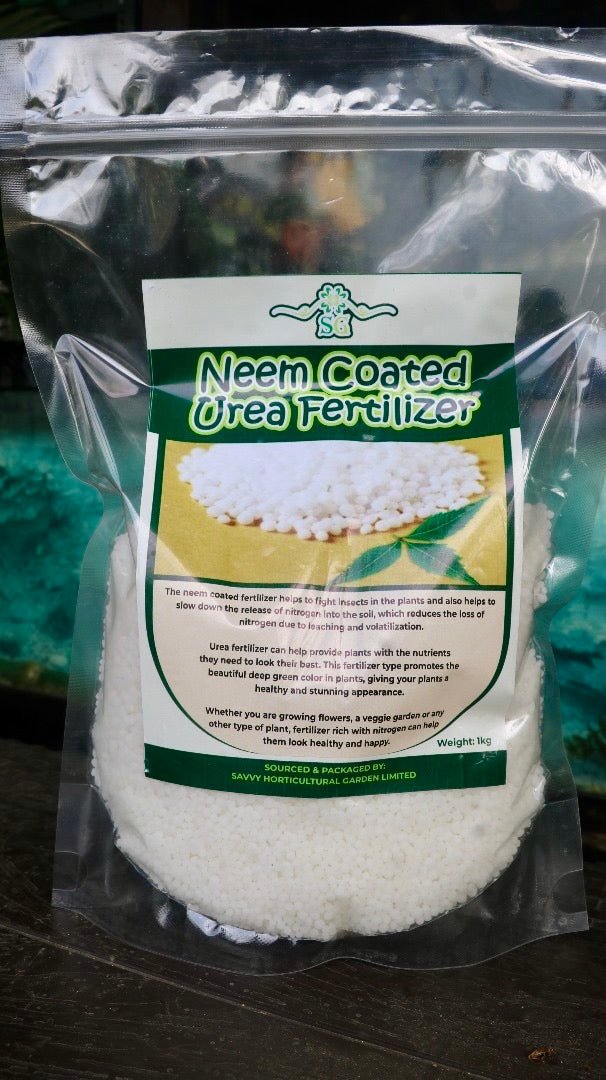 SG Neem Coated Urea Fertilizer 1kg - Savvy Gardens Centre