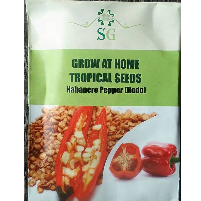SG TROPICAL SEEDS HABANERO PEPPER (RODO) - Savvy Gardens Centre