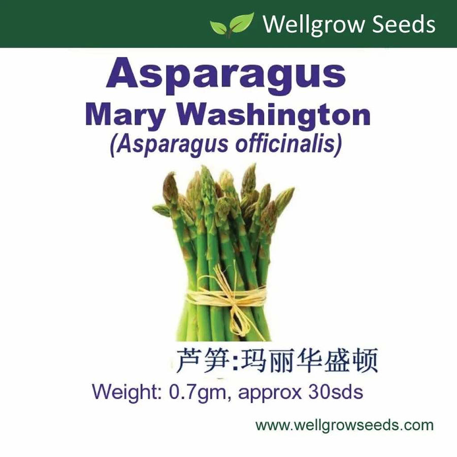 Wellgrow Asparagus Mary Washington Seeds - LGC