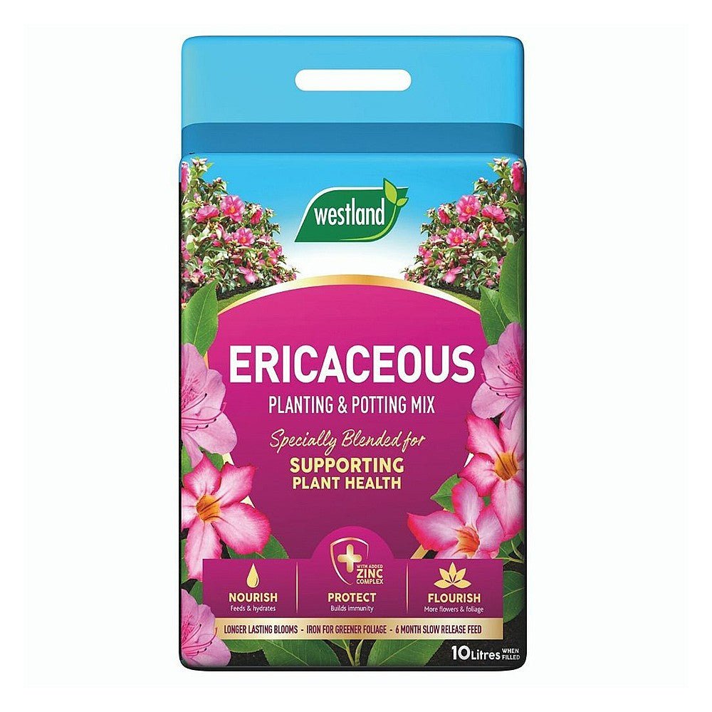 WESTLAND ERICACEOUS PLANTING & POTTING MIX 10L - Savvy Gardens Centre